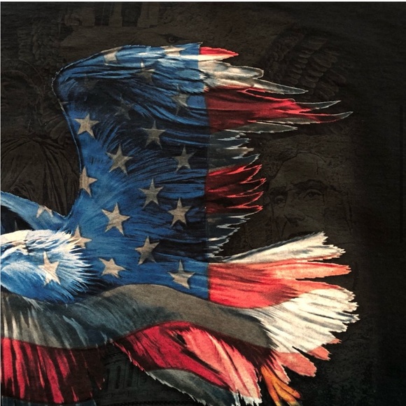 Fruit Of The Loom America Patriotic Tee - Picture 6 of 7